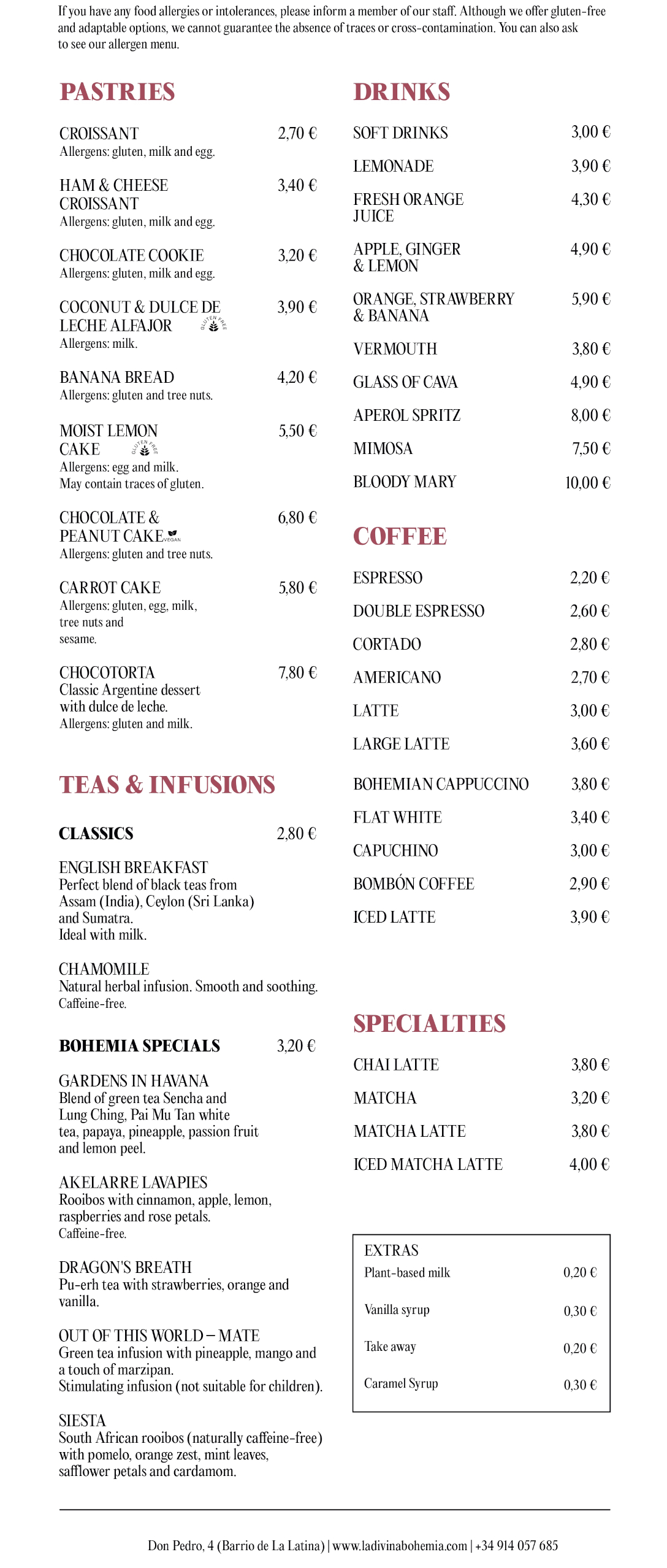 La Divina Bohemia Brunch | The best brunch in Madrid's La Latina neighborhood