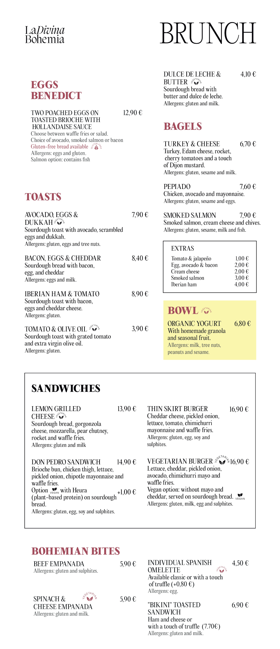 La Divina Bohemia Brunch | The best brunch in Madrid's La Latina neighborhood